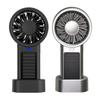 Portable Solar Charging Hand Fan 5 Speed Blower Handheld Fan Rechargeable Replacement For Camping Hiking Indoor Use