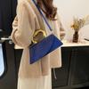 Crocodile Skin Style Girls Handbag Summer Pu Square Shoulder Bag With Phone Pocket For Casual Use