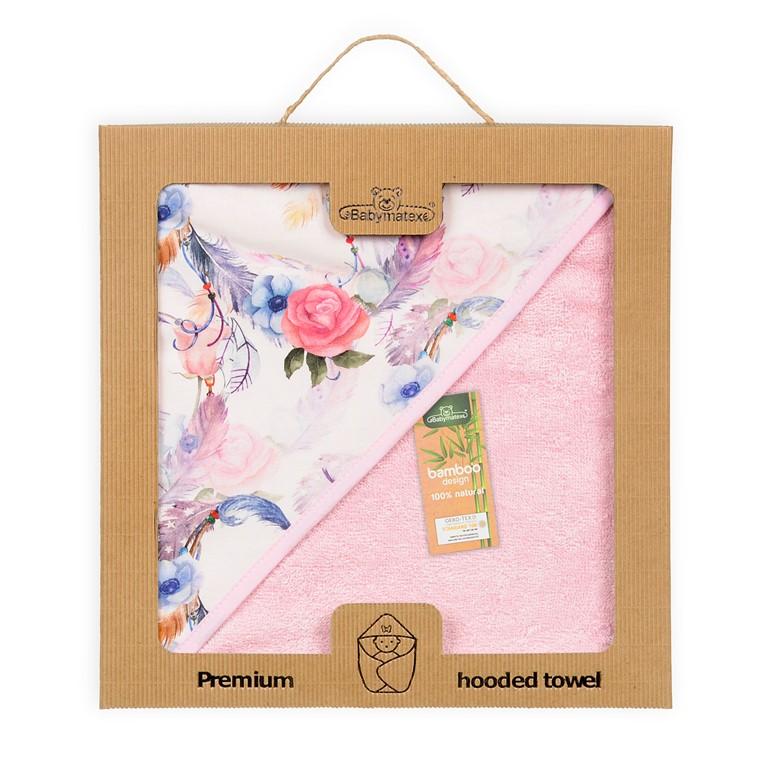 Bamboo bath towel, design, size 100x100