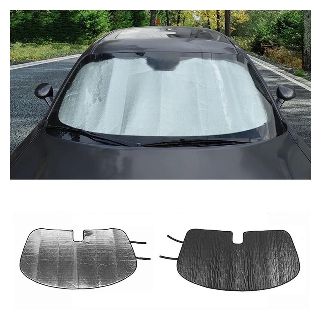 Car Shade Dodge Challenger 2009-2023 Car Windshield Sunshade Cover Sun Visor Anti-UV Accessories Car Sun Shade (Size: B)