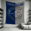 Custom Name SV Darmstadt 98 Wall Tapestry Aesthetic Wall Hanging Printed Fabric Blanket Decorative Tapestries for Bedroom Living Room Home Decor