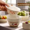 Rice Husk Disposable Food Bowls