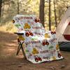 Truck Theme Printed Blanket - Perfect for Couch, Bed, Travel & Outdoor Use | Machine Washable, Cozy & Durable.