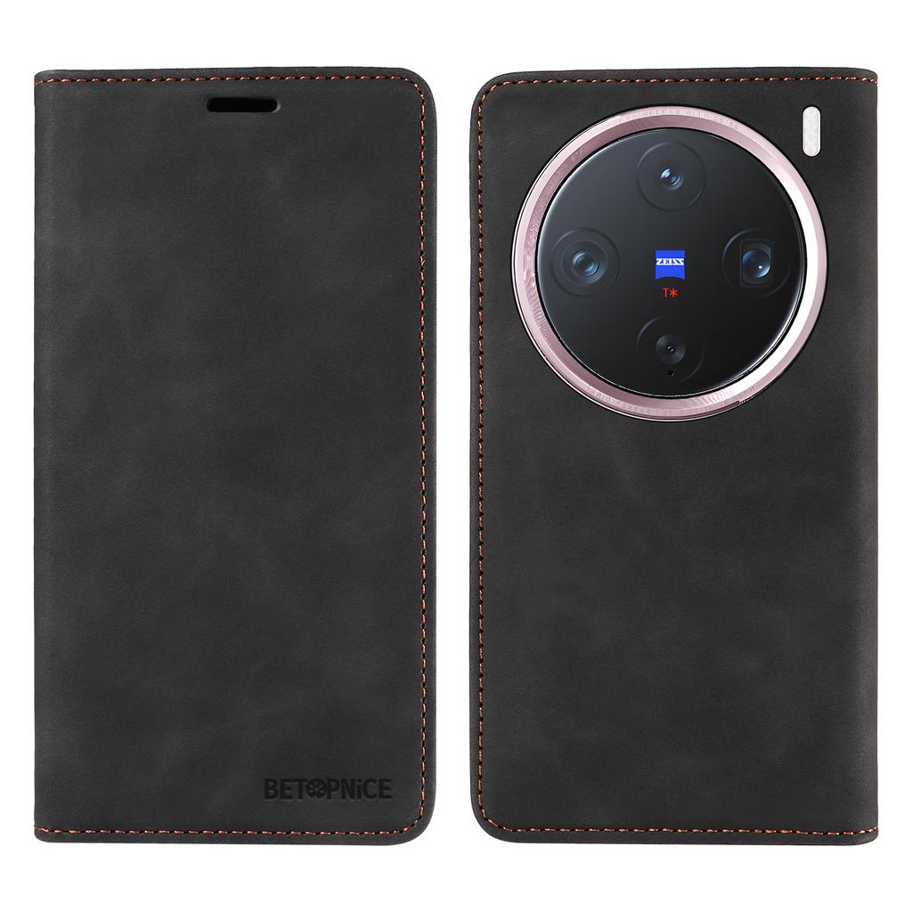 BETOPNICE 003 For vivo X200 Pro mini 5G Wallet Case Leather Phone Cover with Stand