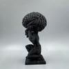 1 Stück Schwarze "Mind Over Matter" Gehirn-Träger Kunstfigur, geeignet für philosophische Studien Dekoration & auffällige Büroauslage.