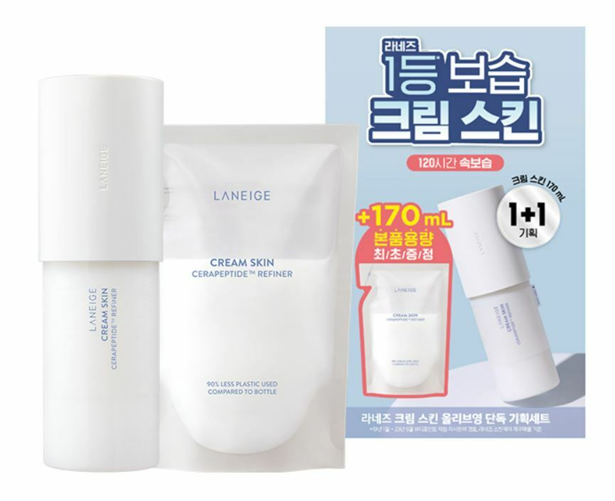 LANEIGE Cream Skin 170mL+170mL Refill Special Set