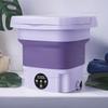 Home Mini Washing Machine Student Dormitory Lingerie Sock Portable Washing Machine 8L Large Capacity Foldable Washing Machine