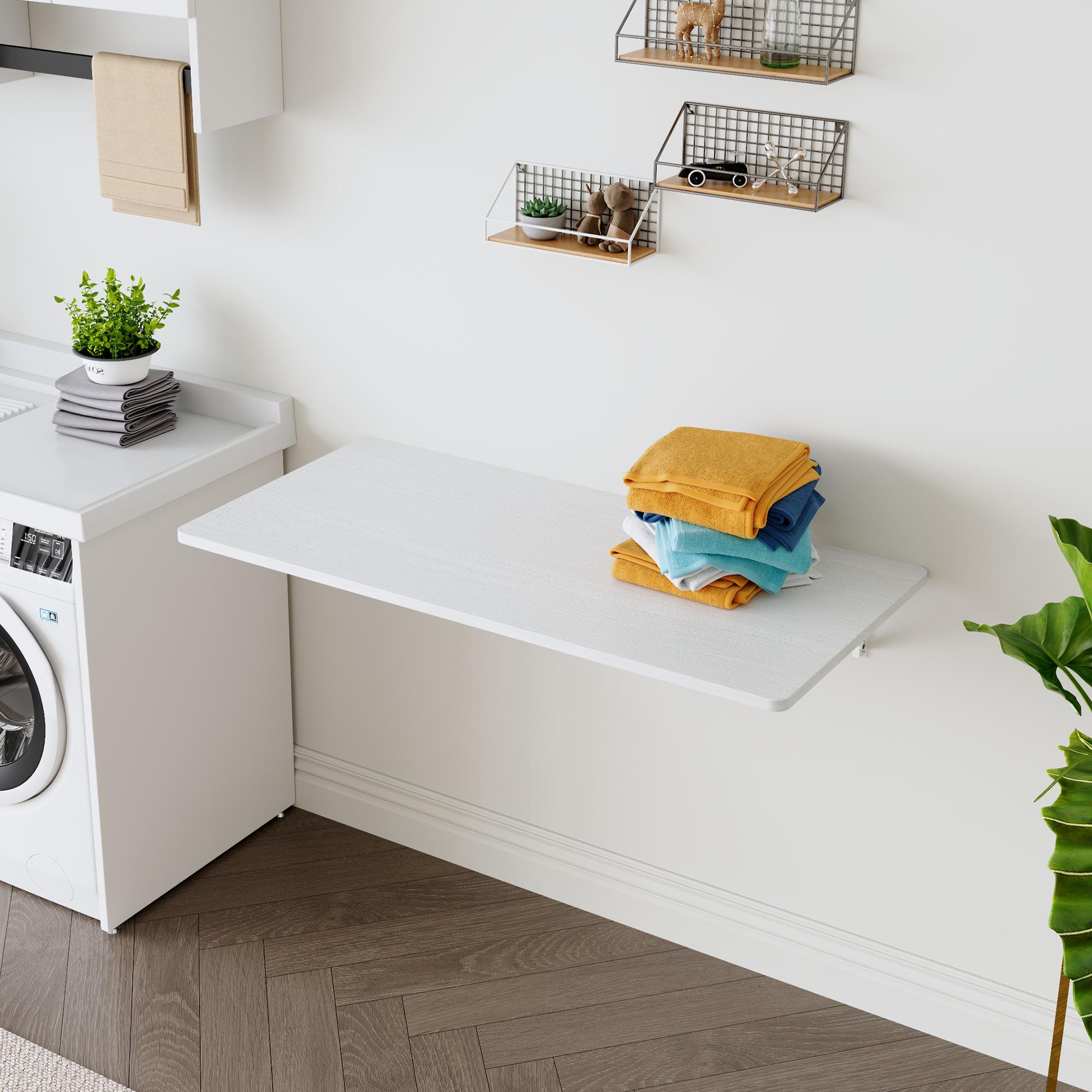 Wall-Mounted Folding Table for Small Spaces