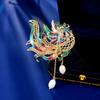Quaste Hanfu Phönix Haarnadel Haaraccessoires Chinesischer Stil Haarnadel Brosche Phönix Brosche Cosplay