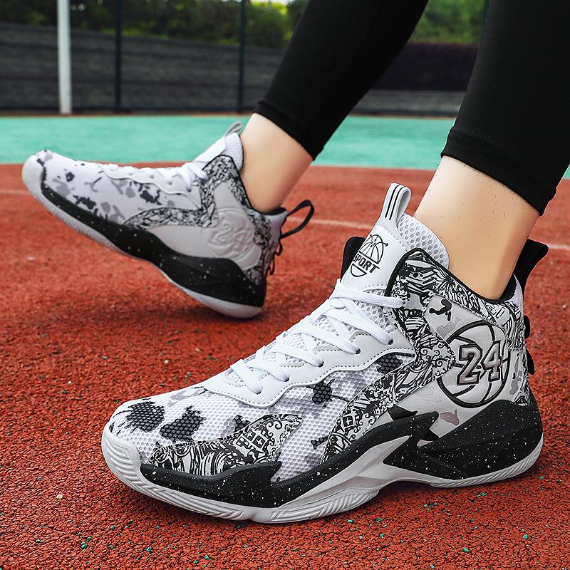 Fashion Spring summer basketball shoes for men and women lightweight breathable high-top casual sports shoes for men training shoes