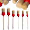Zestaw Pędzli Okrągłych 6 Sztuk 20mm-45mm – Uniwersalne Zastosowanie | Naturalna Szczecina | Ergonomiczne Uchwyty
