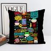 Funny S-South-P-Park Anime Pillow Case Square Pillow Bedroom Sofa Leisure Comfort Cushion Car Living Room Home Decoration