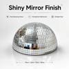 Mirror Finish Mirror Half Ball Mirror-surfaced Hemispherical Wall Decoration  Party Backdrop Decor