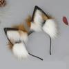 Halloween Cats Ear Hair Hoop Cute Girls Live Broadcast Cosplay Party Headwear