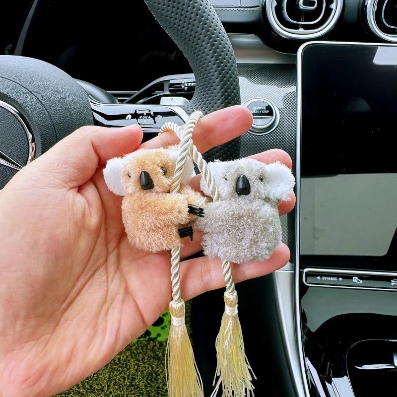 Creative and Cute Koala Car Pendant, Car Pendant, High-end Car Rearview Mirror Jewelry, Car Pendant
