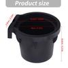 Embedded Center Console Cup Holder Replacement for 2005-2019 with Cylindrical Black Cup Well, Visible Mounting Section, and References 96975-EA000 and