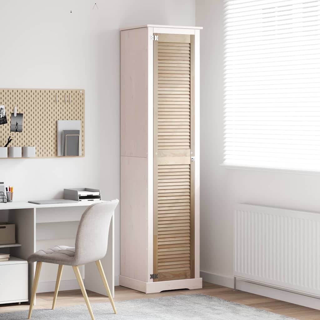 Natural Wardrobe Door 201 X 2.1 X 39.5 Cm Solid Pine Wood