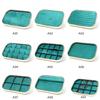 Elegant Velvets Jewelry Storage Tray Pendant Holder Elegant Jewelry Box Stackable Display Showcase Plate for Necklace