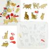 Lovely Cats Shape Silicone Mould Jewelry Tool Multipurpose for Handmade Soap Candle Cake Decoration Designs