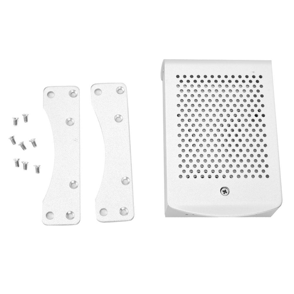 Aluminium Alloy Case with Cooling Bracket Fit for Raspberry Pi 3 Model B B+(Silver)