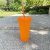 10PC 24OZ Glitter Straw Cups Large Capacity PP Single Layer Plastic Cups 710ml Glitter Cups Drink Party Cups Takeaway Drinks