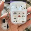 For Apple AirPods wireless bluetooth headset protective case case ins cute puppy creative transparent cartoon