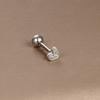 Heißer Verkauf Piercing Schmuck Edelstahl Ohrknochen Nägel Zirkon Kugel Schraube Kleine Ohrringe Damen Leichter Luxus Ohrringe