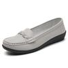 Spring Autumn Women's Shoes New Fashion Nurse Shoes Casual Flat Comfort Anti Slip Lightweight Bulltendon Bottom Flat Shoes 2025