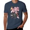 Lily Flowers And Butterflies Tshirt Regular Fit Plain Tee Shirt