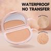 Cipria Fissante Oil Control Impermeabile Piumini Illumina la Pelle Fondotinta Compatto Morbido Impeccabile Cipria Secca Palette Contouring Trucco