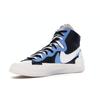 Sacai x Nike Blazer Mid Černá Modrá Unisex Tenisky Univerzitní Modrá Plátno Bílá BV0072-001