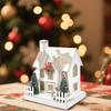 Holiday Glowing Christmas House Home Desktop Decoration Decoration Shopping Mall Window Scene Layout House Creative Ornaments