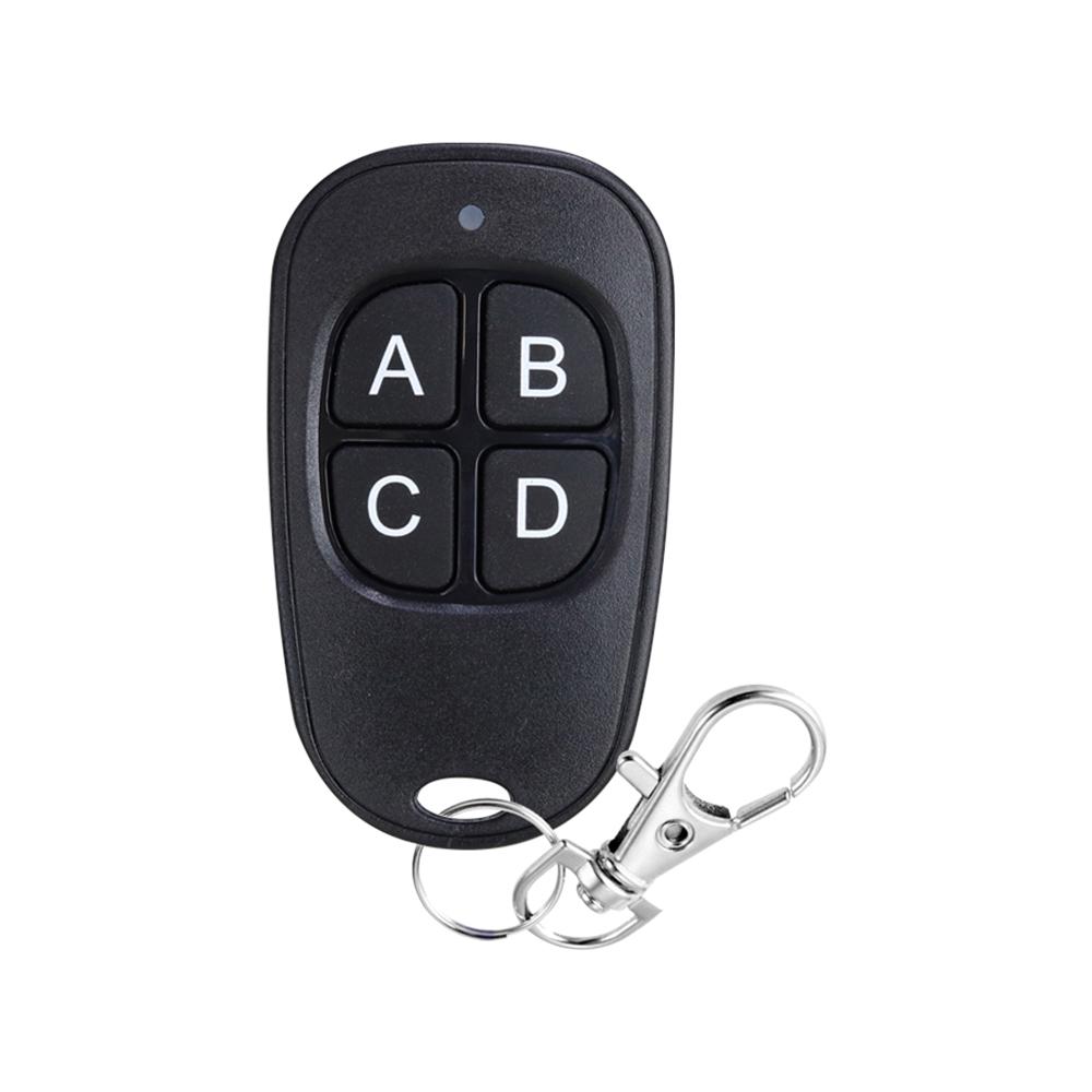 

Универсальный пульт дистанционного управления 433 МГц, беспроводной, 4 ключа, копия пульта дистанционного управления, клонирование пульта дистанционного управления для гаражных ворот, дубликатор ключей чёрный