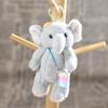 1Pcs Cute Soft Plush Elephant Doll With Joint And Hand And Foot Movement Charm Keychain Toy Bag Pendant Home Decor Gift