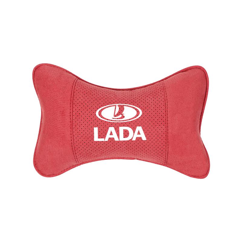 Suede Headrest Car Breathable Memory Foam Neck Pillow For Lada Niva 2107 Xray Vesta Priora Granta Kalina Samara Largus 2106 NN34