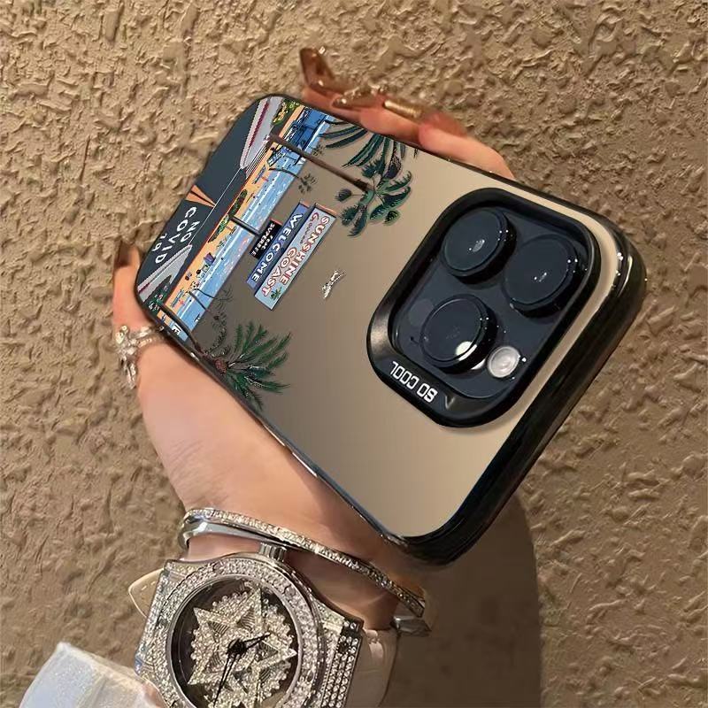 New Beach Seaside Suitable Iphone17 Mobile Phone Case Apple 16promax/15 Anti-drop 14pro13 Europe and America