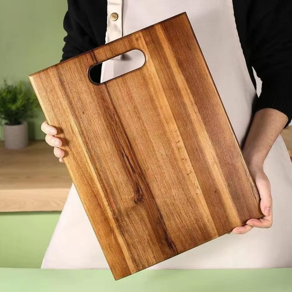 Thickened Chopping Board Natural Color Cooked Food Tray Chopping Block  Food Serving