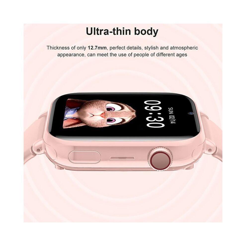 (Black) Kids 4G Smart Watch SOS GPS Location Tracker Sim Card Video Call WiFi Chat Camera Flashlight Waterproof Smartwatch For Children Watches