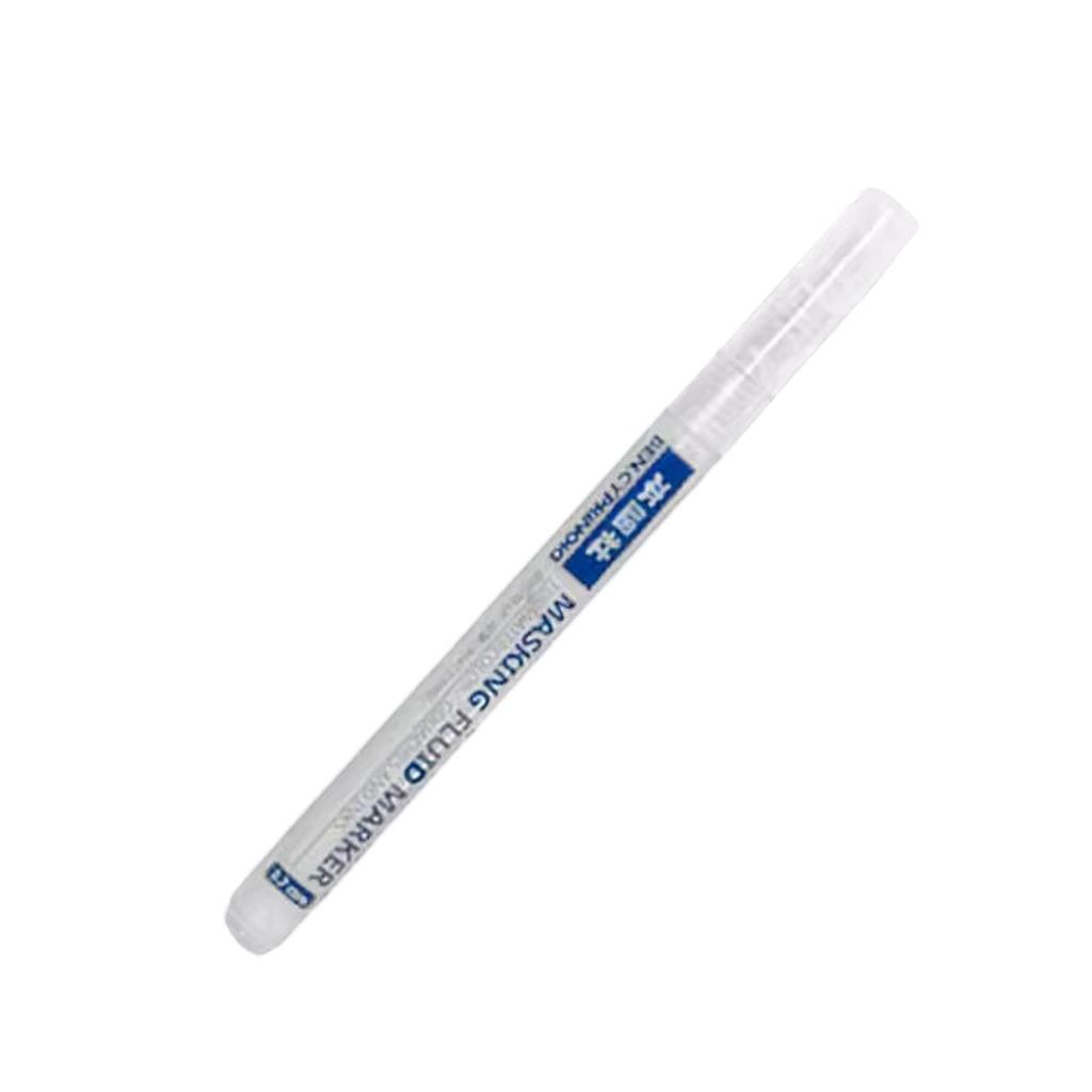 White/Blue Watercolor Masking Fluid Mark Pen 0.7/3mm Masking Fluid Marker Art Supplies Perfect for Artists Students