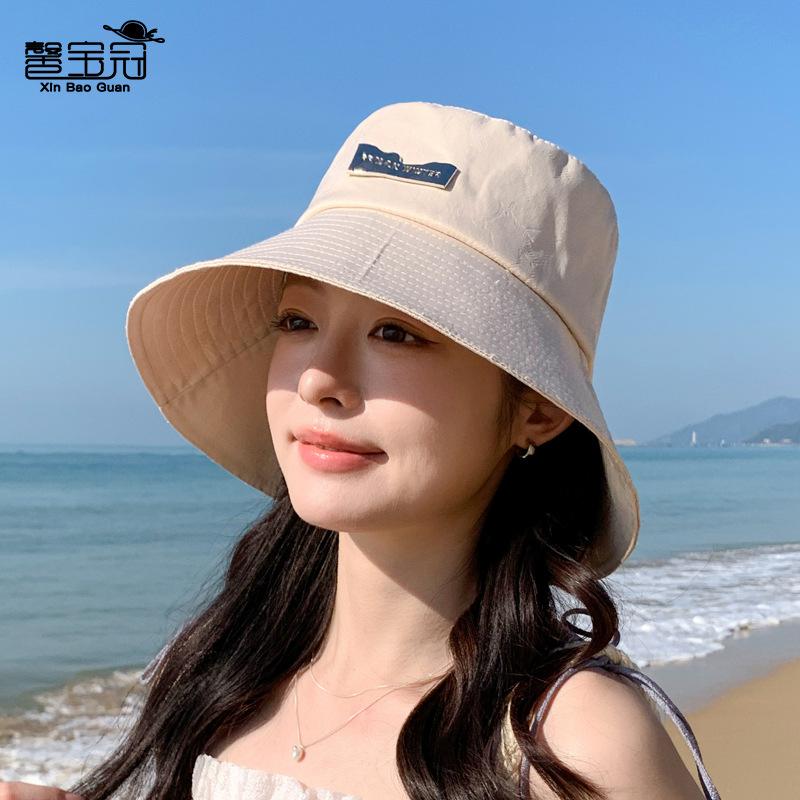 Spring and Summer Big Brim Sun Hat Children Outdoor Leisure Cycling Sun Hat Versatile Fashion Bucket Hat