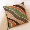 45X45Cm Linen Pillowcase Abstract Geometric Sofa Cushion Cotton Linen Car Pillowcase (Without Pillow Core)