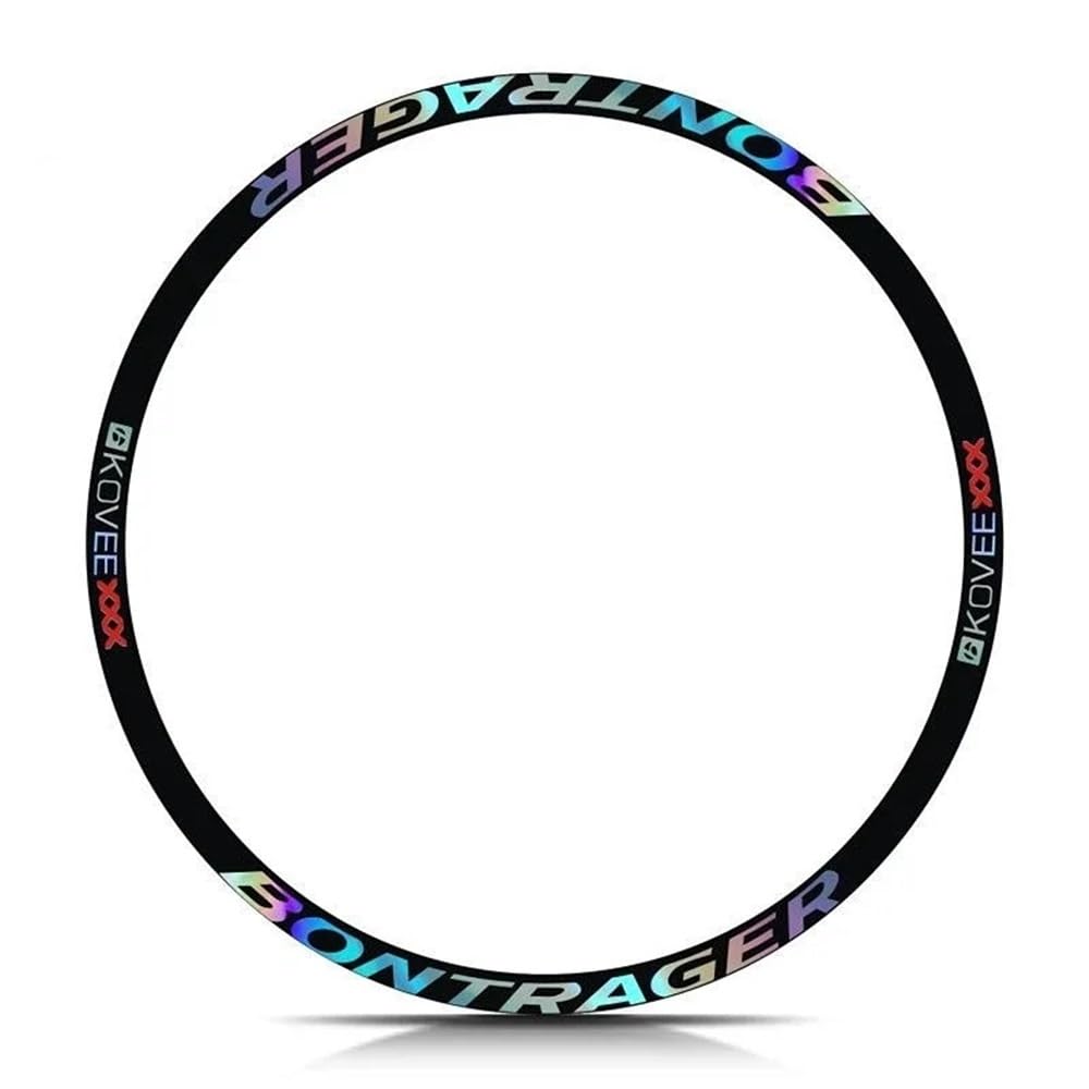 26" 27.5" 29" Samolepka na ráfek kola MTB Silniční kolo Nálepka na kolo Vodotěsná Samolepka na kolo Cyklistické doplňky Dekorace (Jasně stříbrná 27.5)