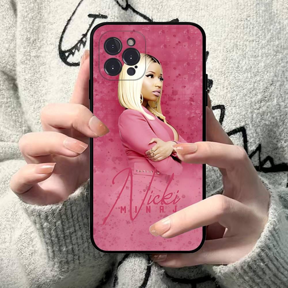 N-nicki Singer M-minaj Phone Case For IPhone 14 Plus 13 Mini 11 16 15 17 Pro Max Protection Shockproof