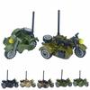 Moc Set Deutsches Militärmotorrad Bausteine Fahrzeugmodell Figuren Zubehör Soldaten Ww2 Transport Swat Spielzeug Baustein