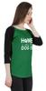 Inkmeso Women Raglan 3 4 Sleeves Tshirt    Home Is Where The Dog Is   Shirt For Dog Lover Graphic