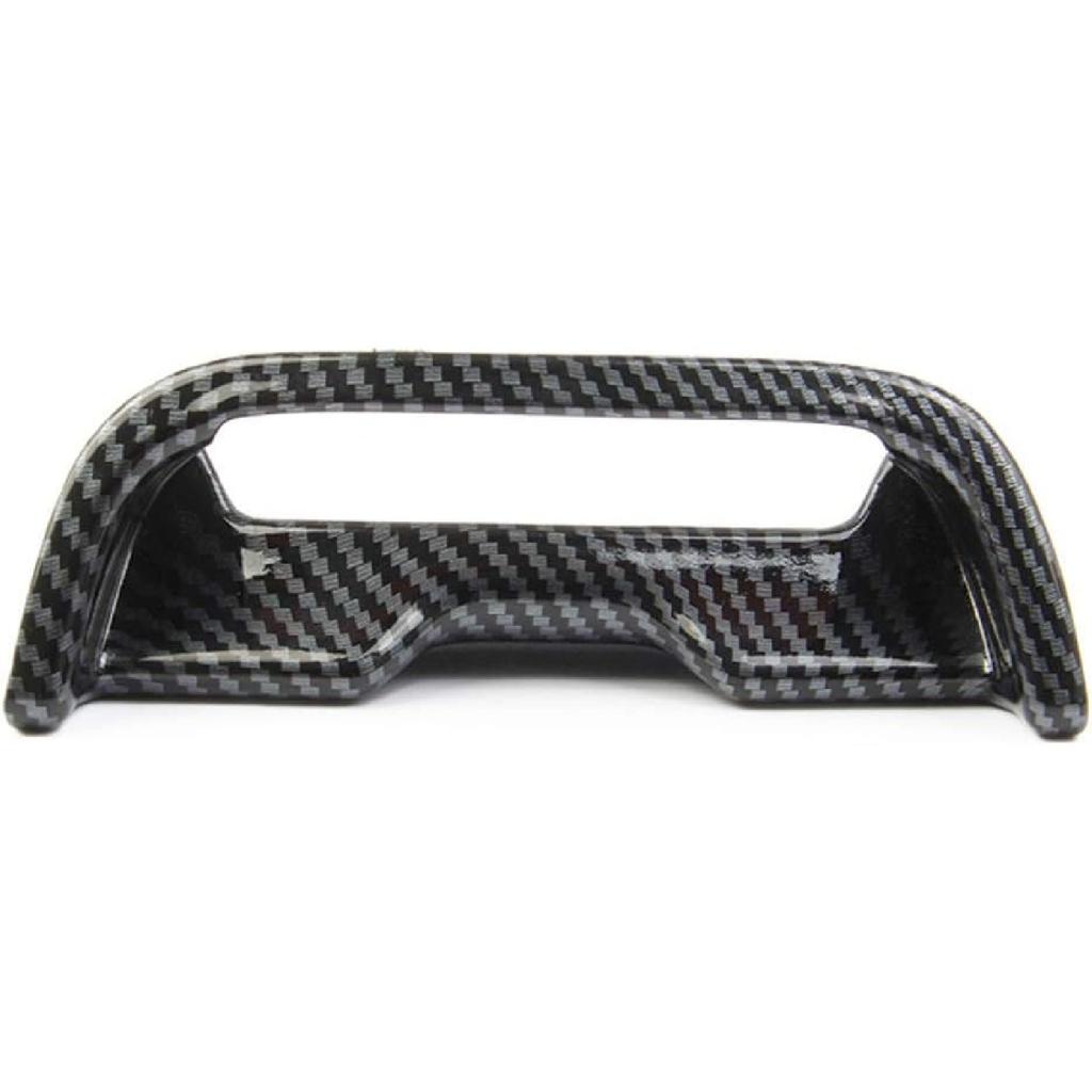 Crosselec Carbon Fiber Armrest Box Handle Bowl Cover Trim Interior Decoration Accessories for Dodge Charger 2011-2021/Chrysler 300 2015-2021