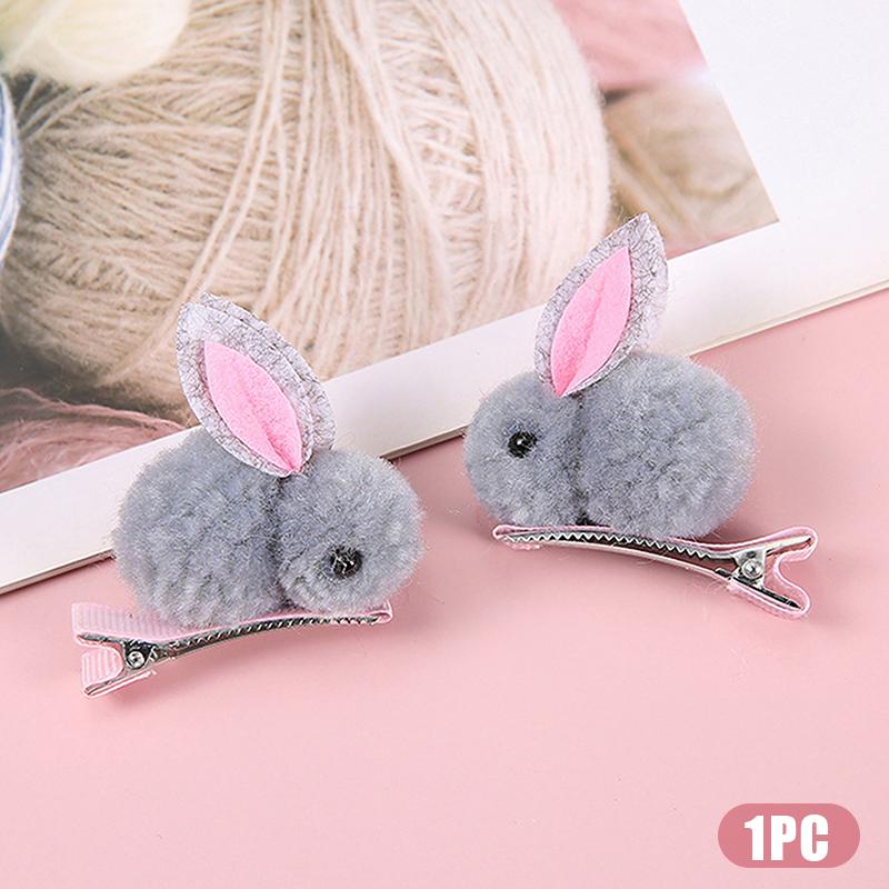 

Модная Милая Плюшевая Трехмерная Заколка Для Волос Кролик Боковая Зажимная Заколка Для Волос Для Девочек Детские Аксессуары Для Волос Головной Убор