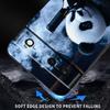 Cartoon Anime Panda Cute Phone Case For Google Pixel 10 9a 9 8A 8 7 7A 6 6A Pro XL 2024 5G Black Soft TPU Silicone