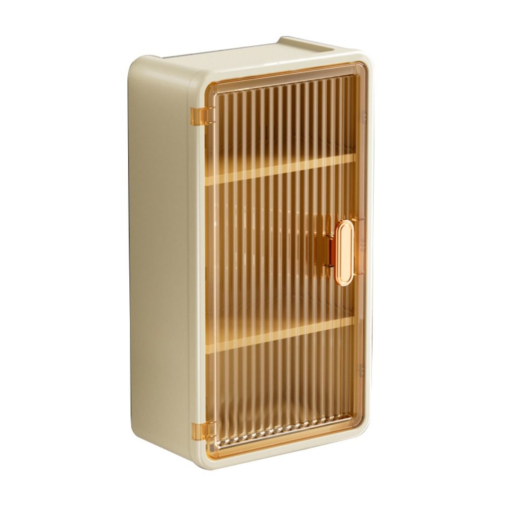 Large Capacity Bathroom Storage Box Wall Mounted Extractable Tissue Box for Home