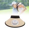 Fan Hat USB Rechargble 300mah Elastic Band Angle   Extra Large Brim Fan   for Travel Bch